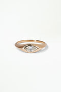 Marquise Cut Diamond Signet Ring No. 30