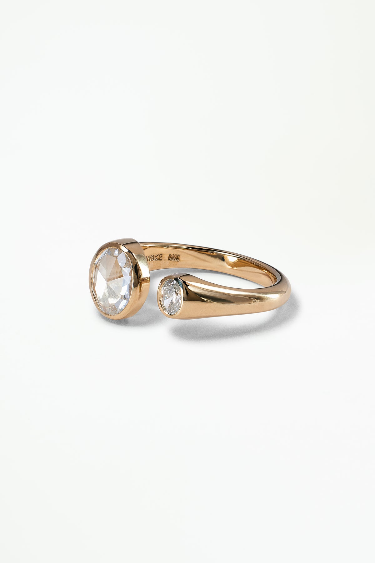 One of a Kind Oval Dyad Signet Ring