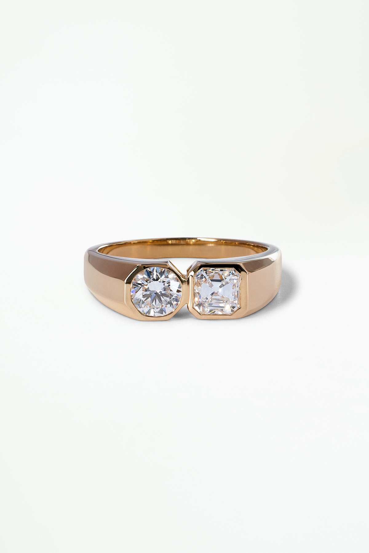 Diamond Dyad Signet Ring No. 15