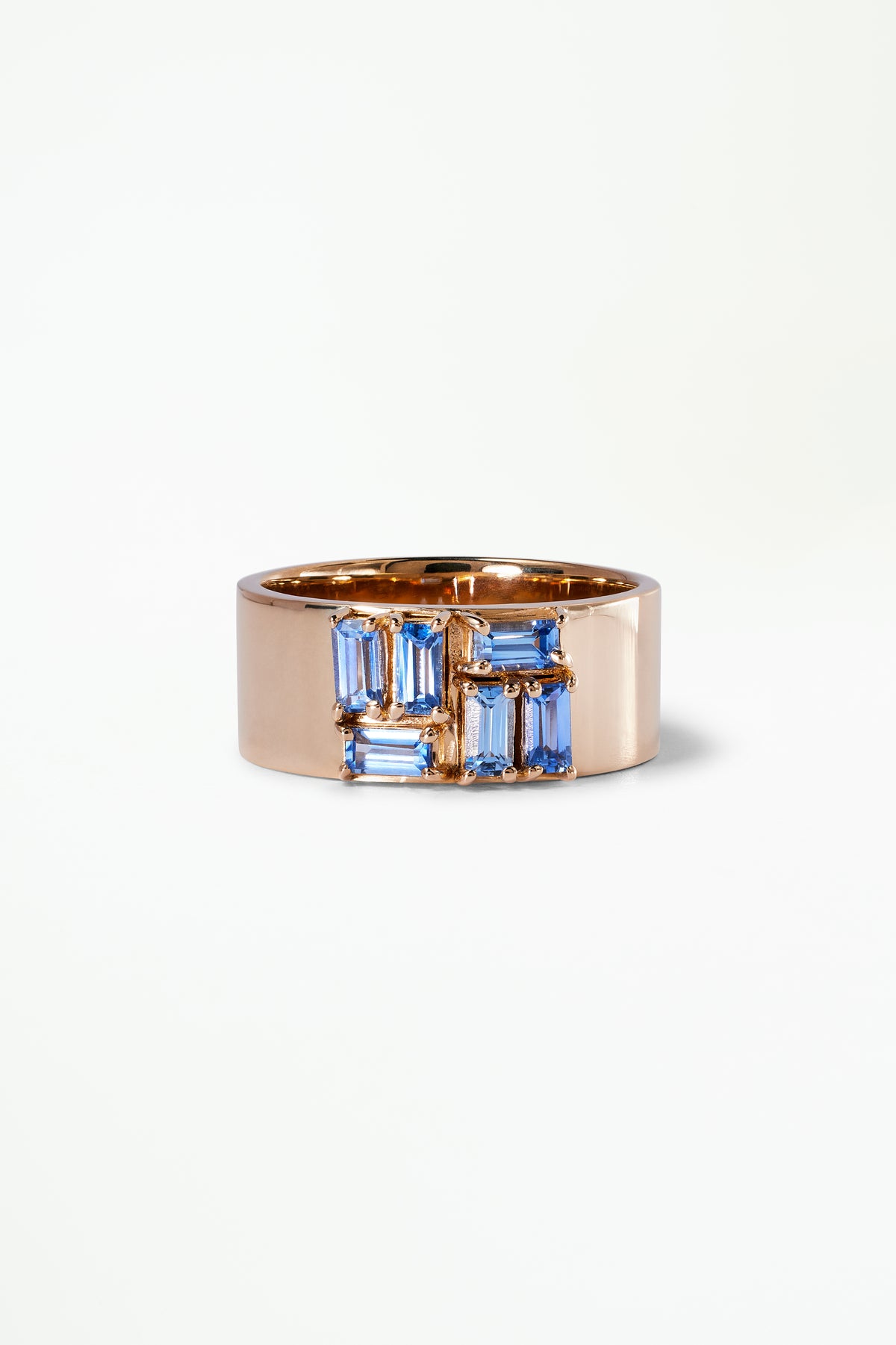 Baguette Cut Sapphire Menhir Ring No. 2
