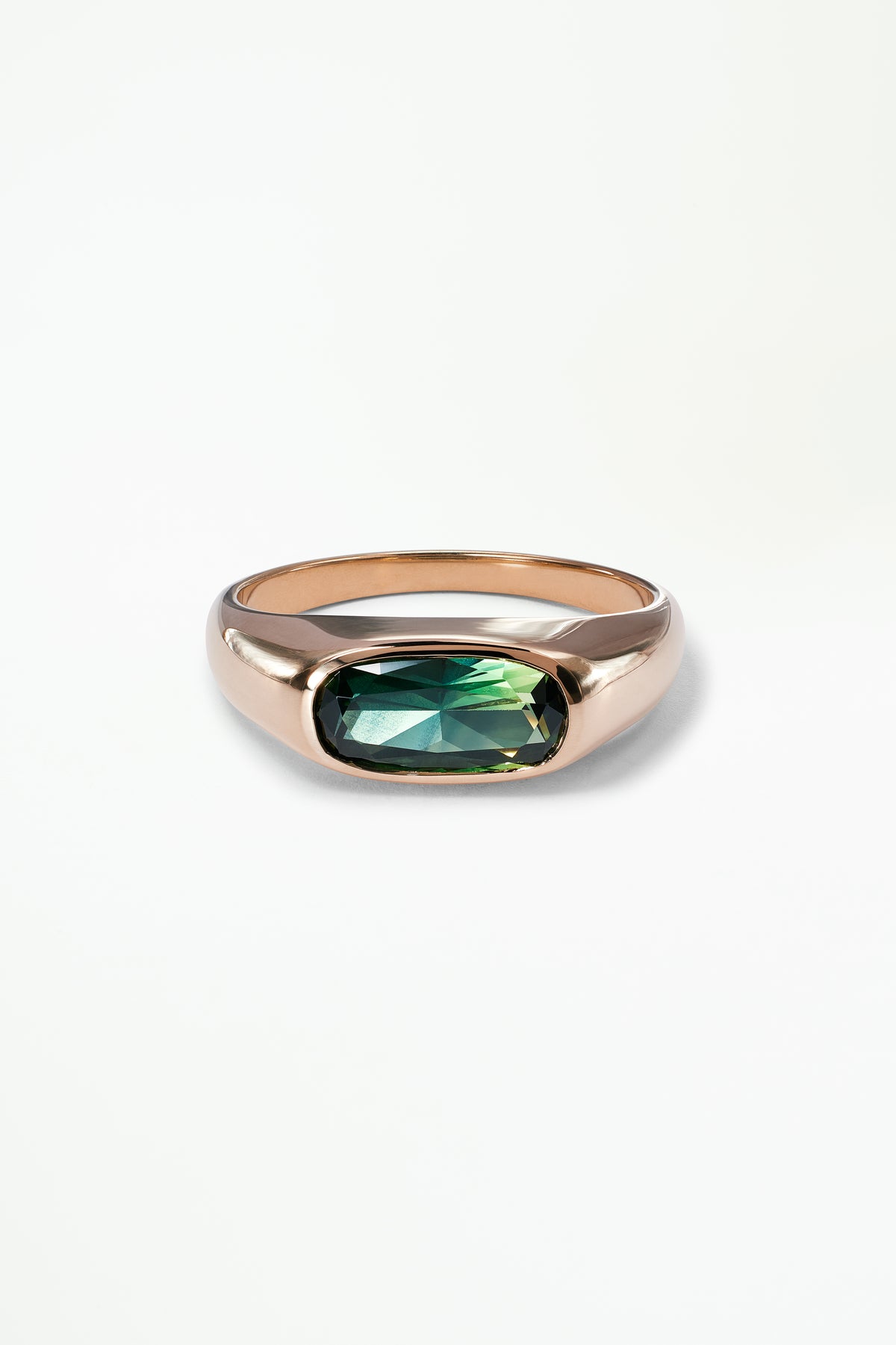 Cushion Cut Sapphire Signet Ring No. 63
