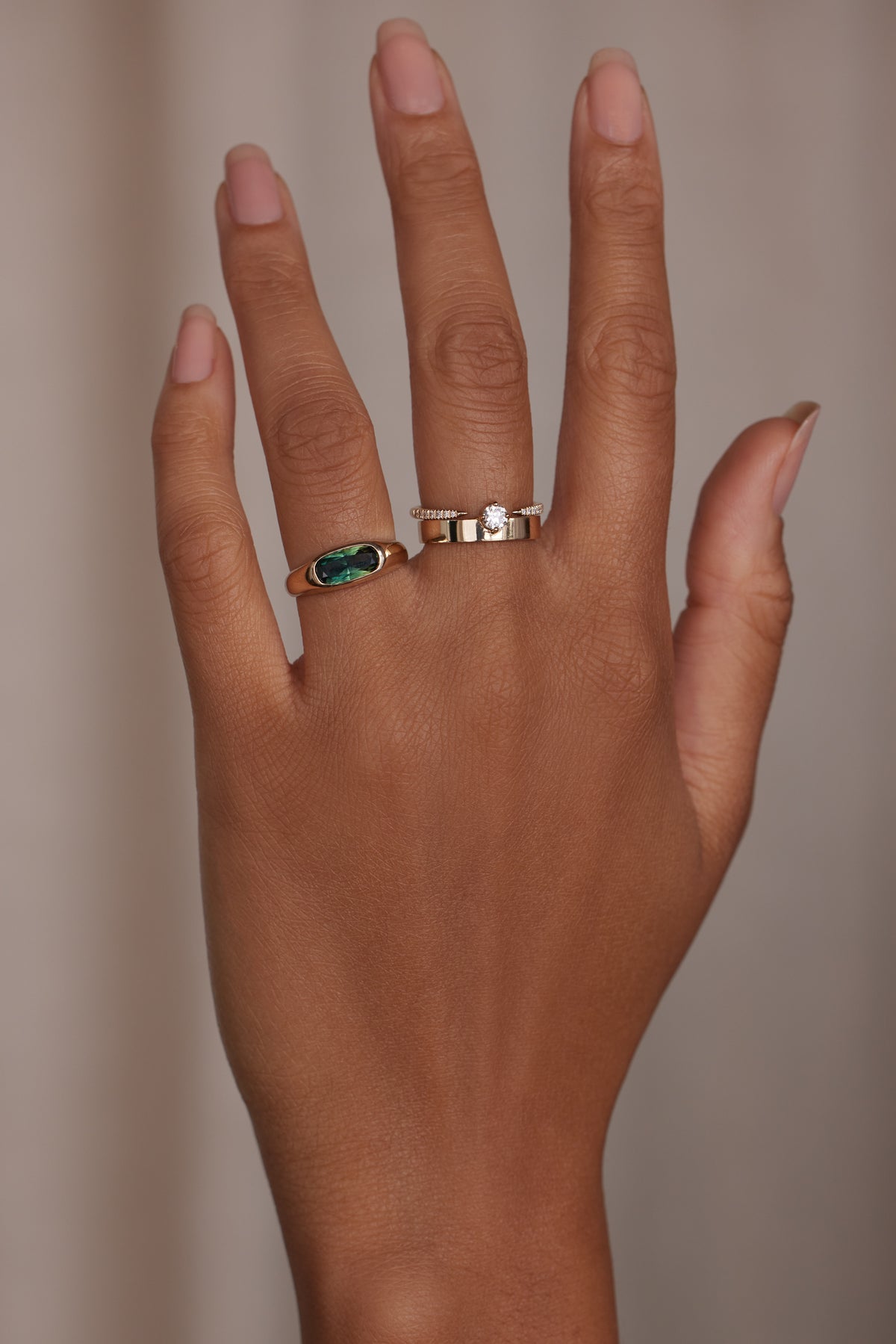 Cushion Cut Sapphire Signet Ring No. 63