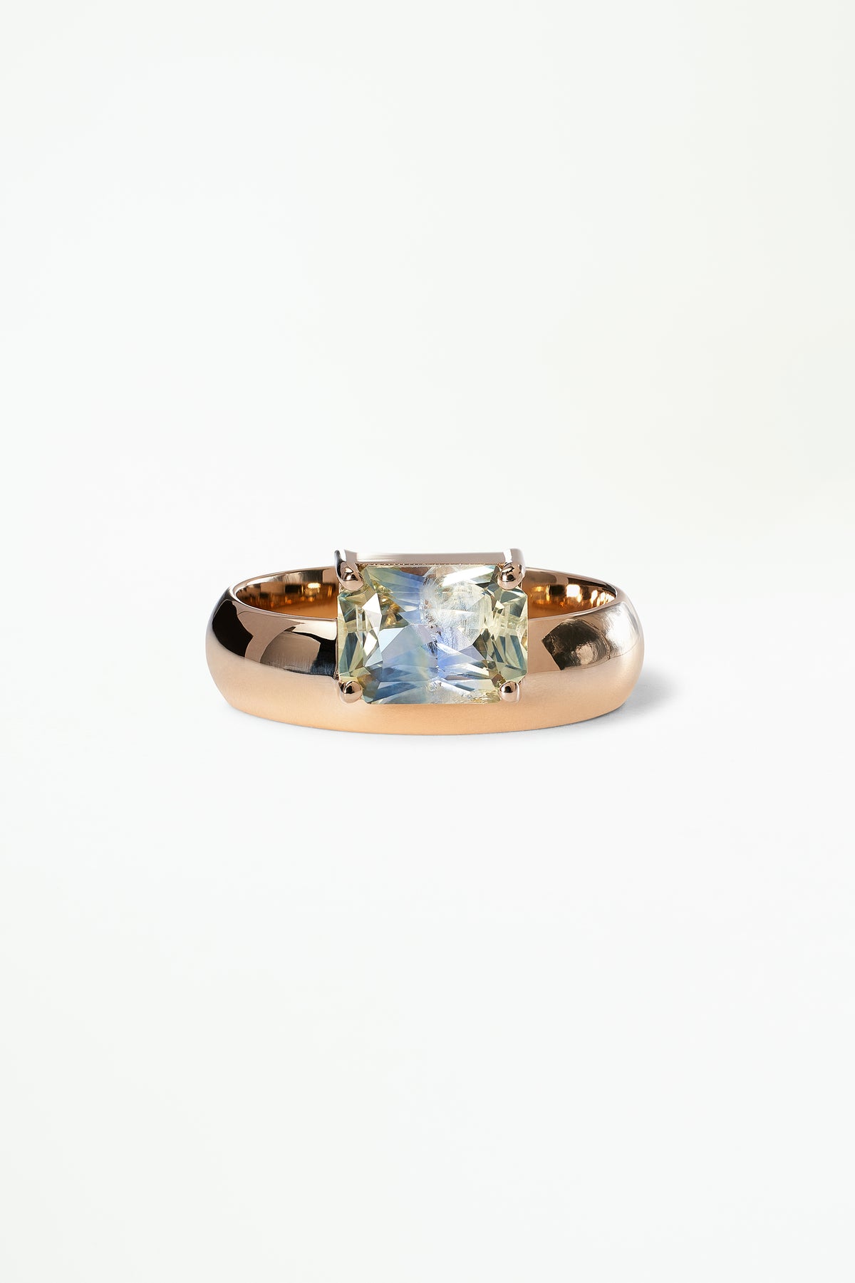 Sapphire Dome Monolith Ring