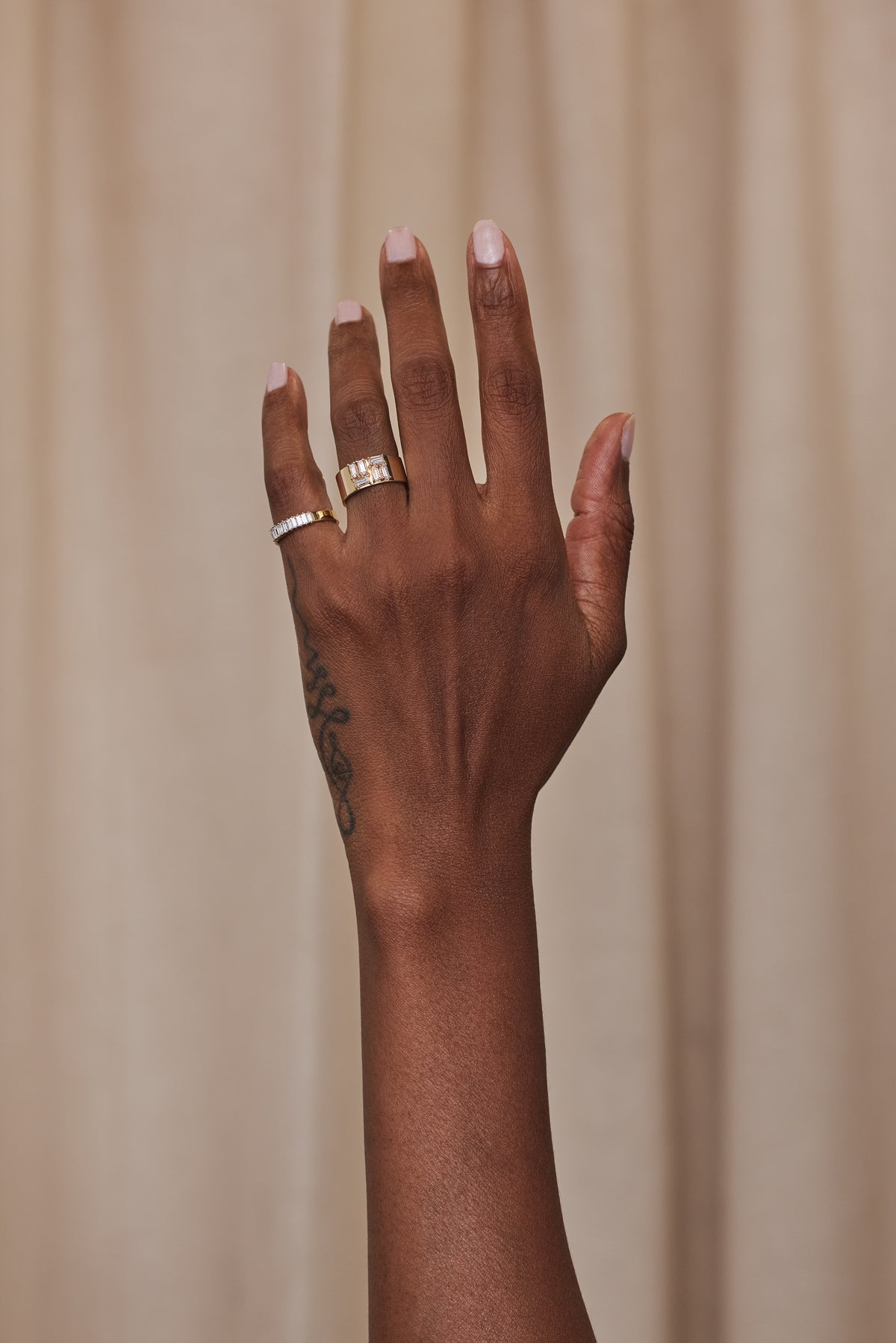 Baguette Cut Diamond Menhir Ring No. 20