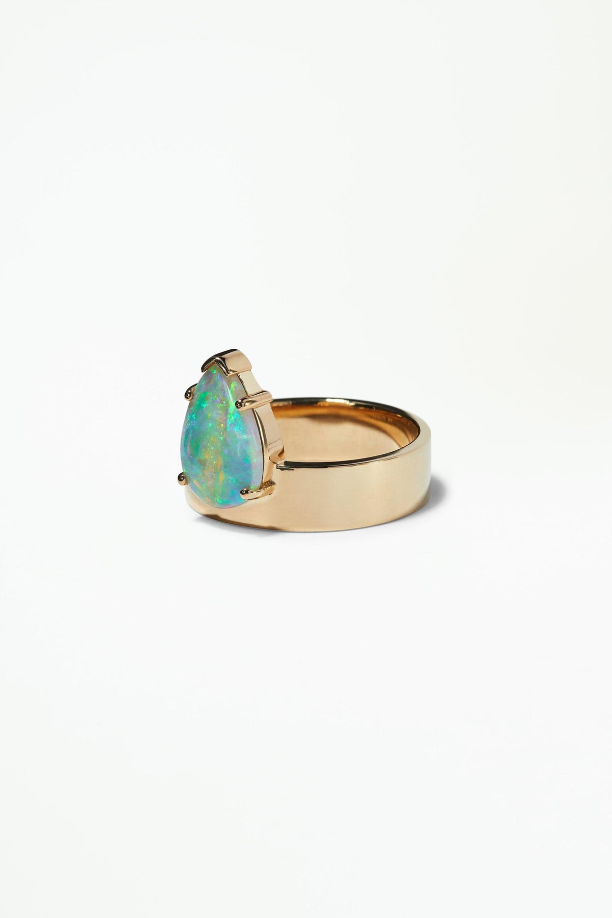 Pear Opal Monolith Ring