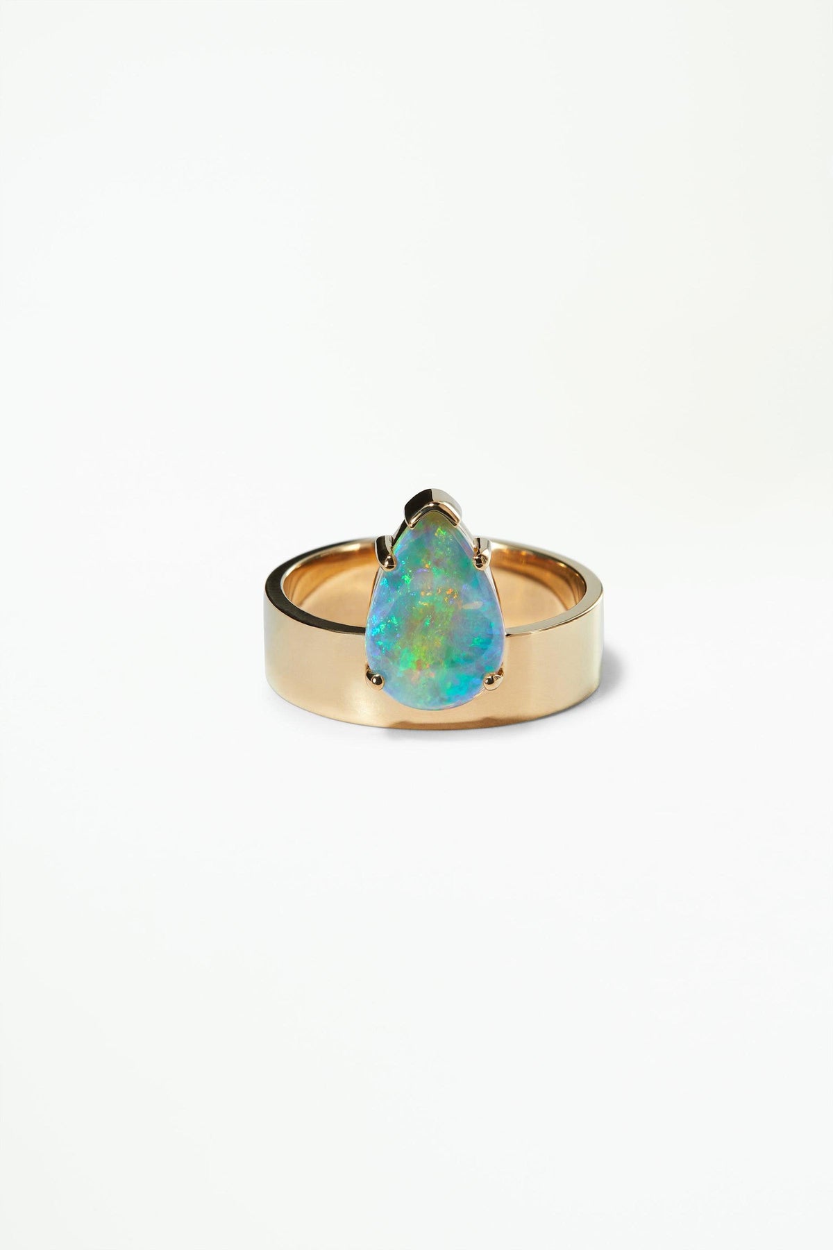 Pear Opal Monolith Ring