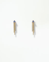 Blue Sapphire Mist Earring