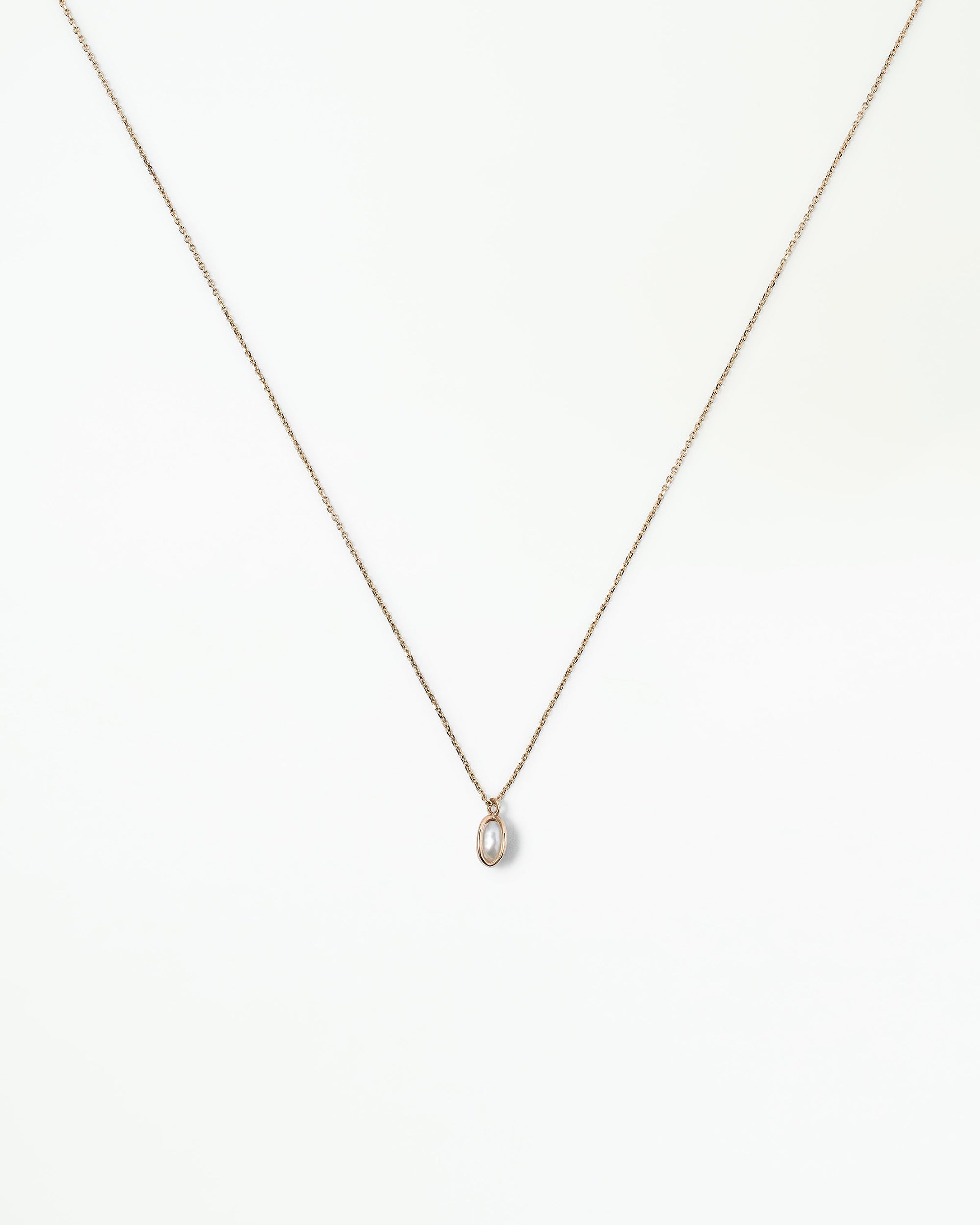 Caged Pearl Necklace
