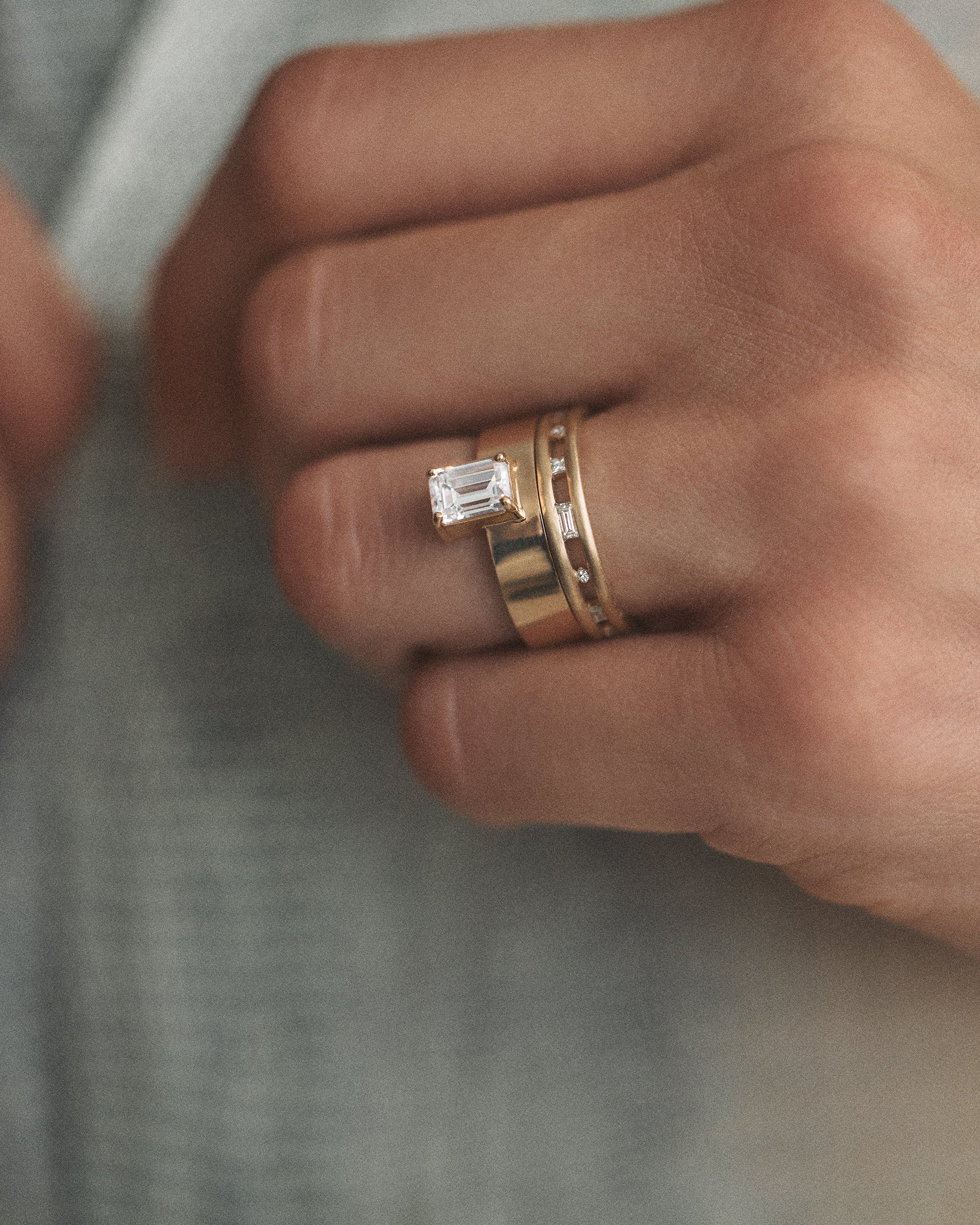 Diamond Float Ring