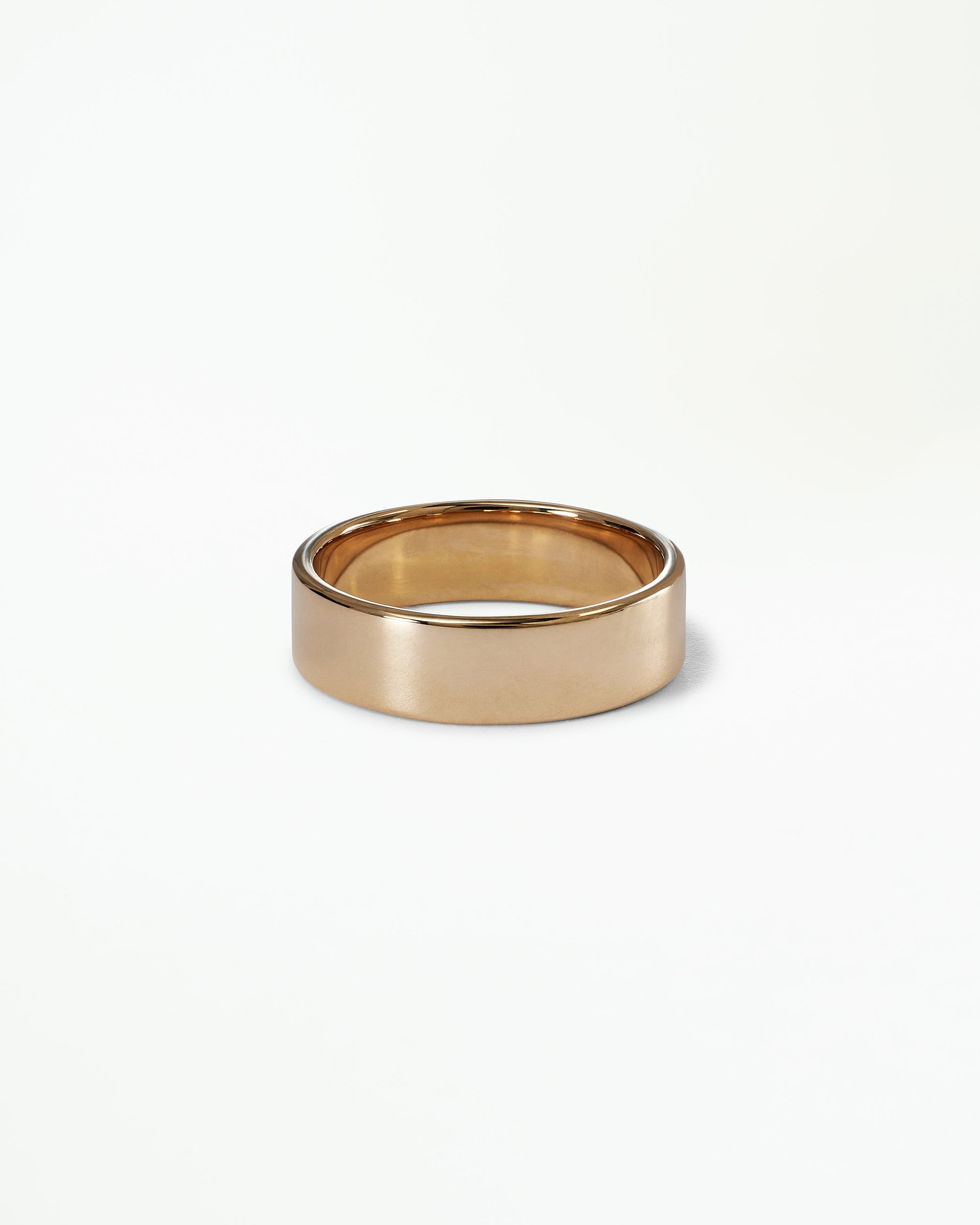 Flat Wedding Band, 5mm