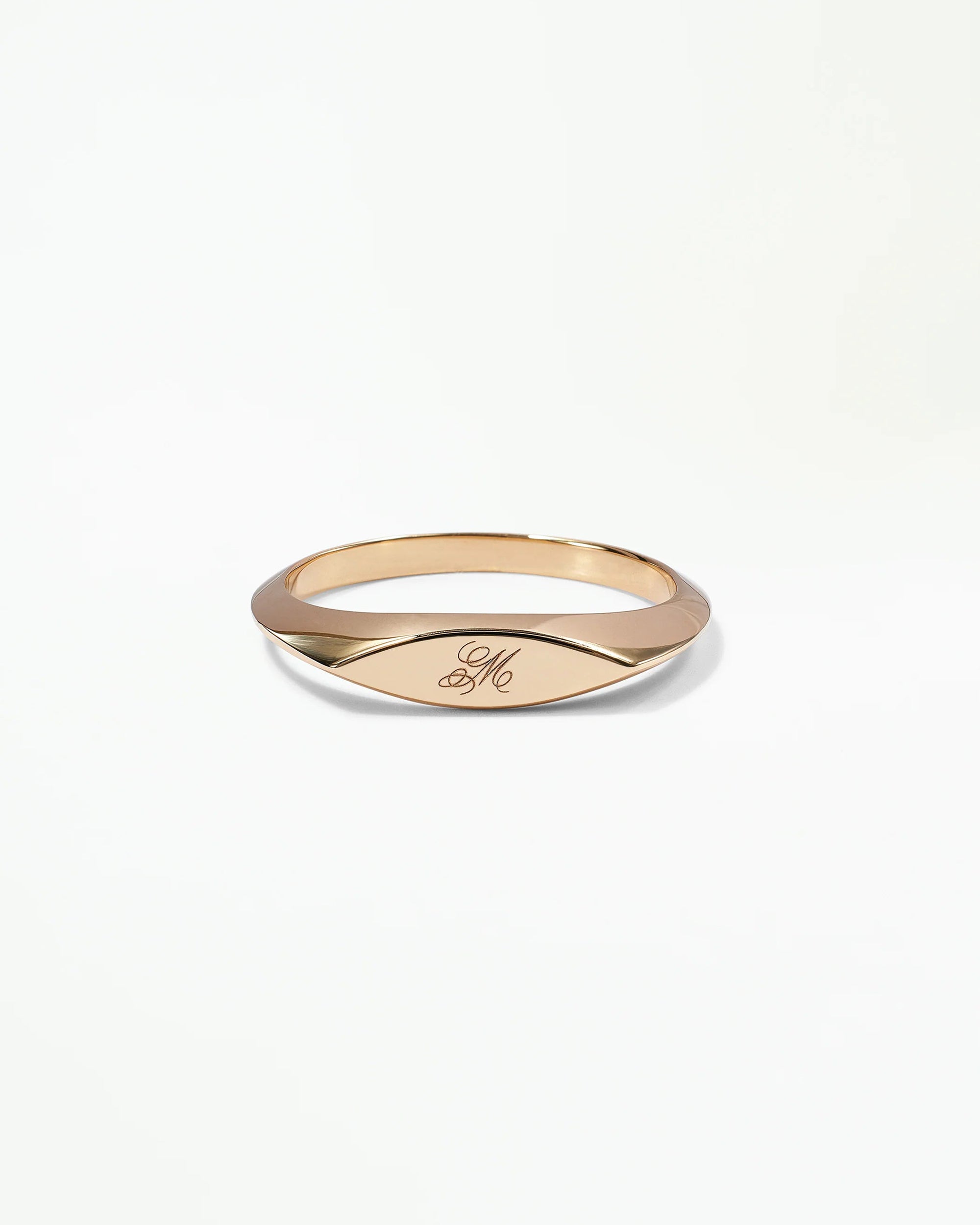 Gold Eye Signet Ring
