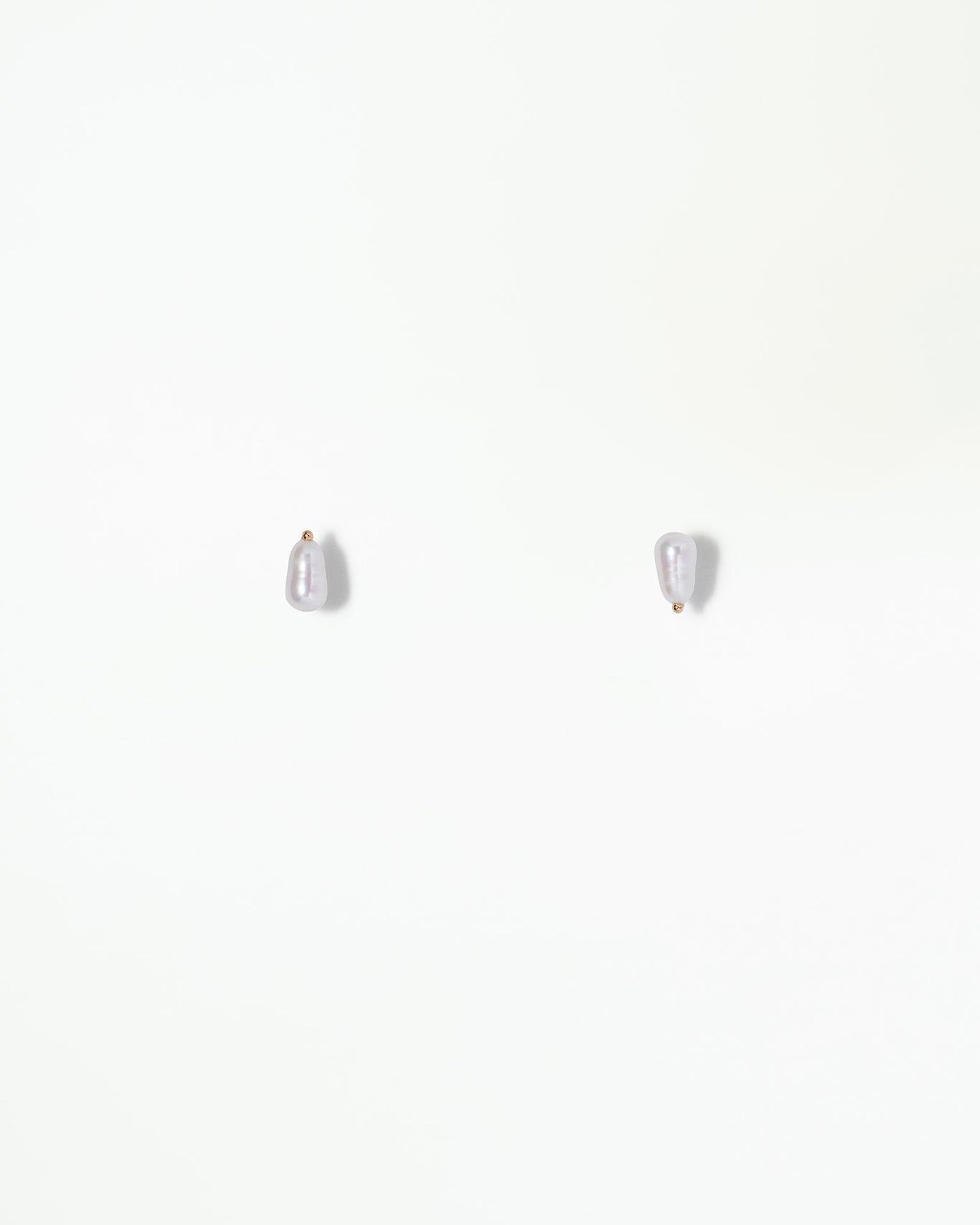 Irregular Pearl Stud Earring