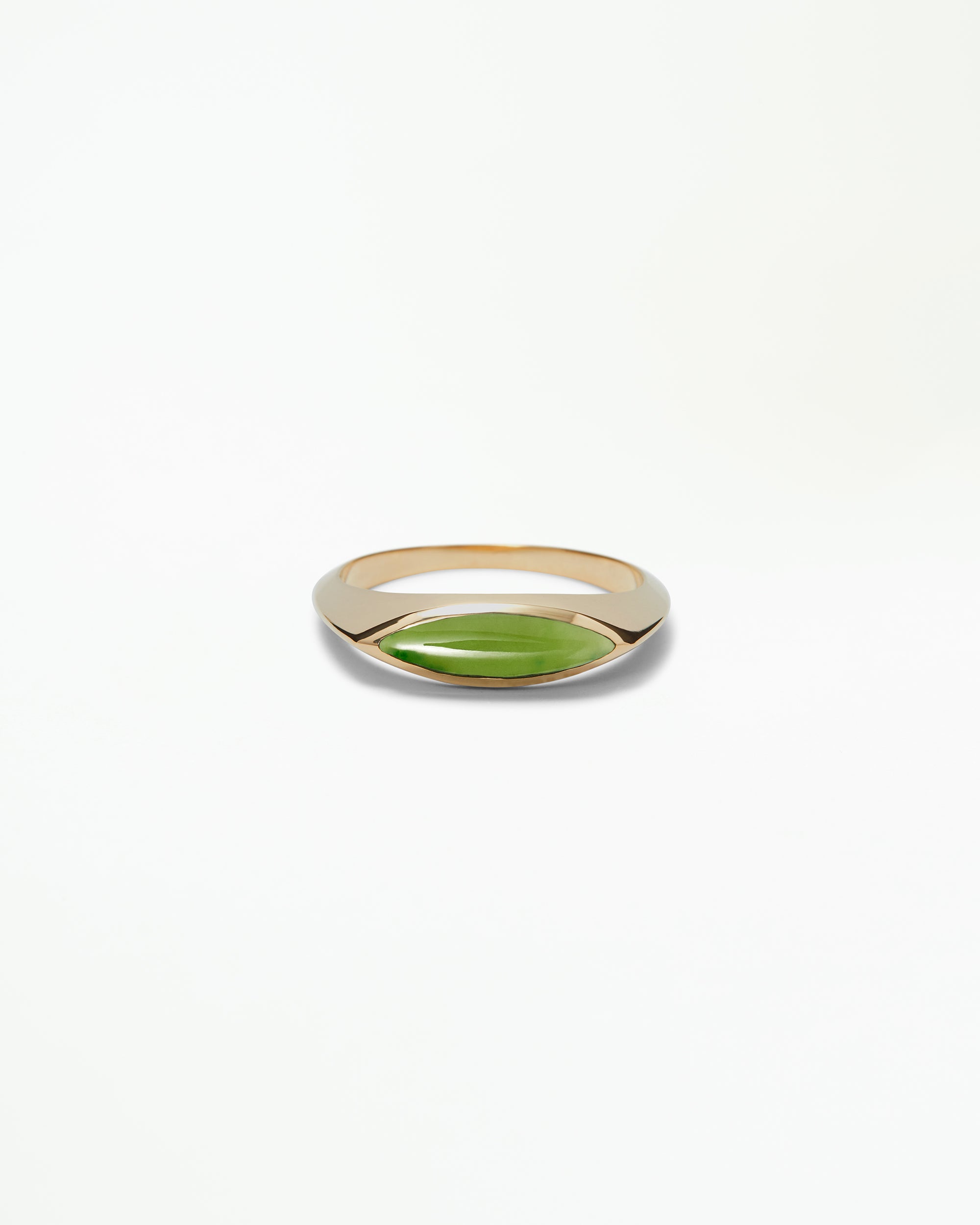 Jade Eye Signet Ring