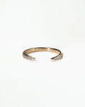 Large Micropave Diamond Open Slice Ring