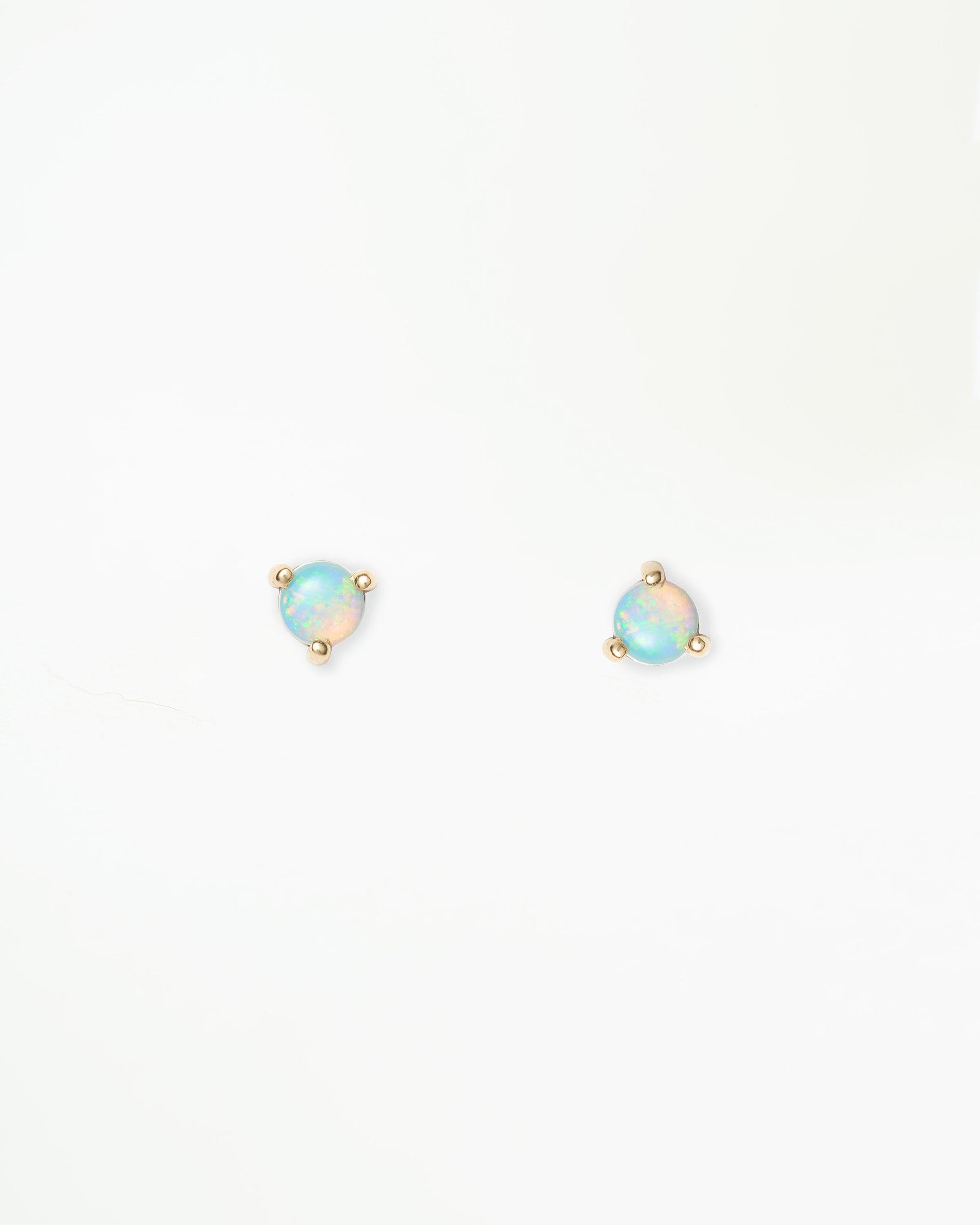 Large Opal Stud Earring
