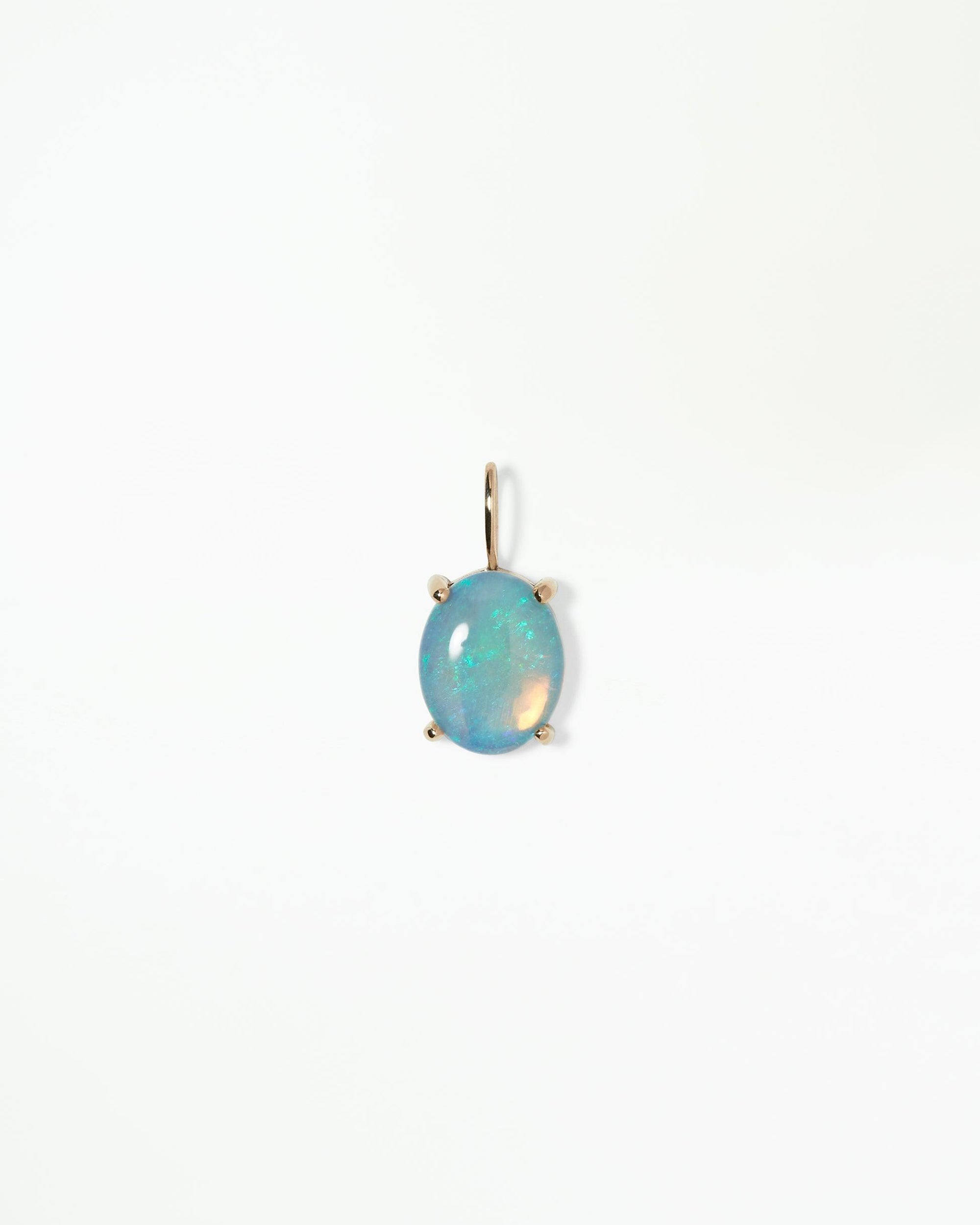 Large Oval Opal Charm