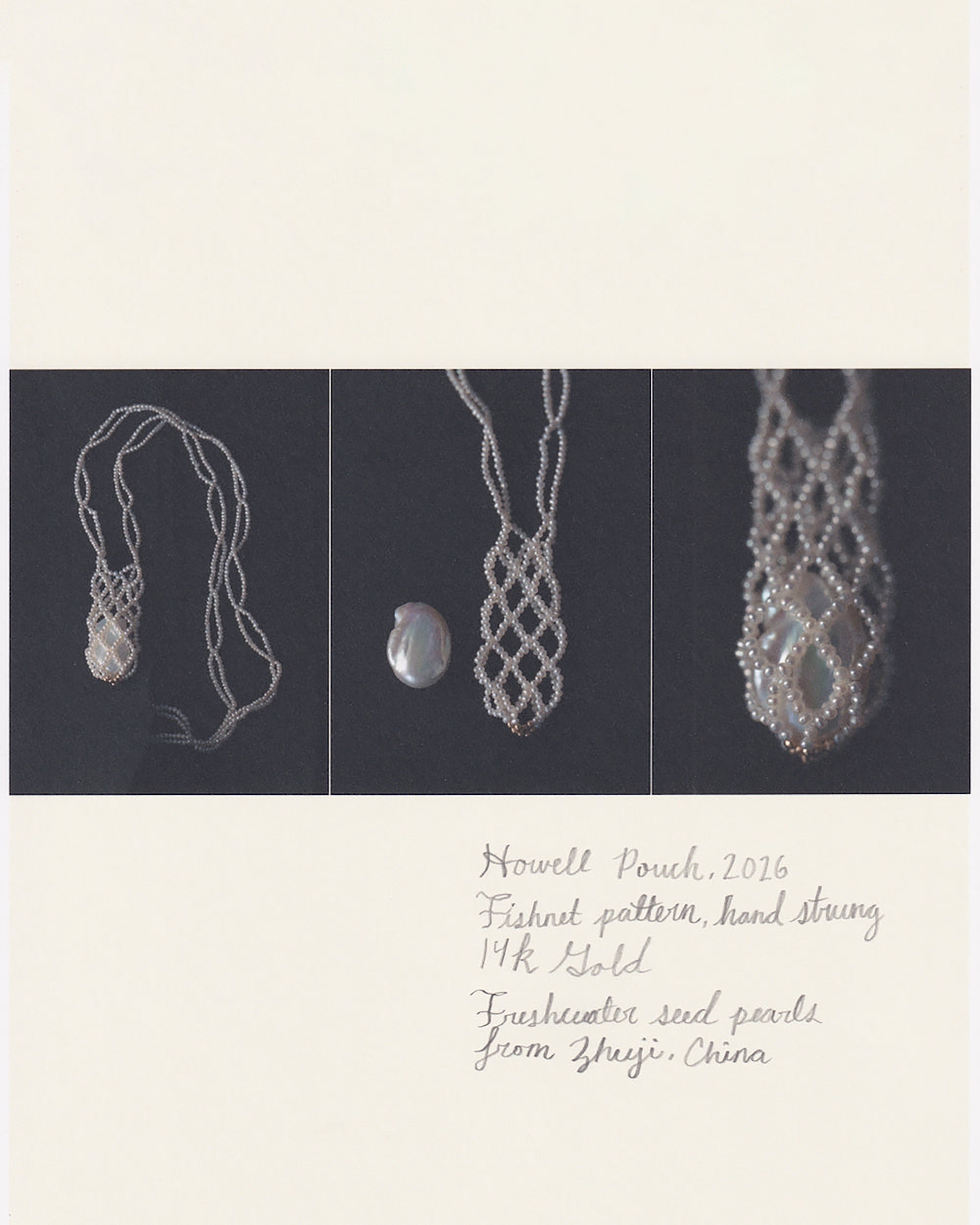 Pearl Howell Pouch Necklace