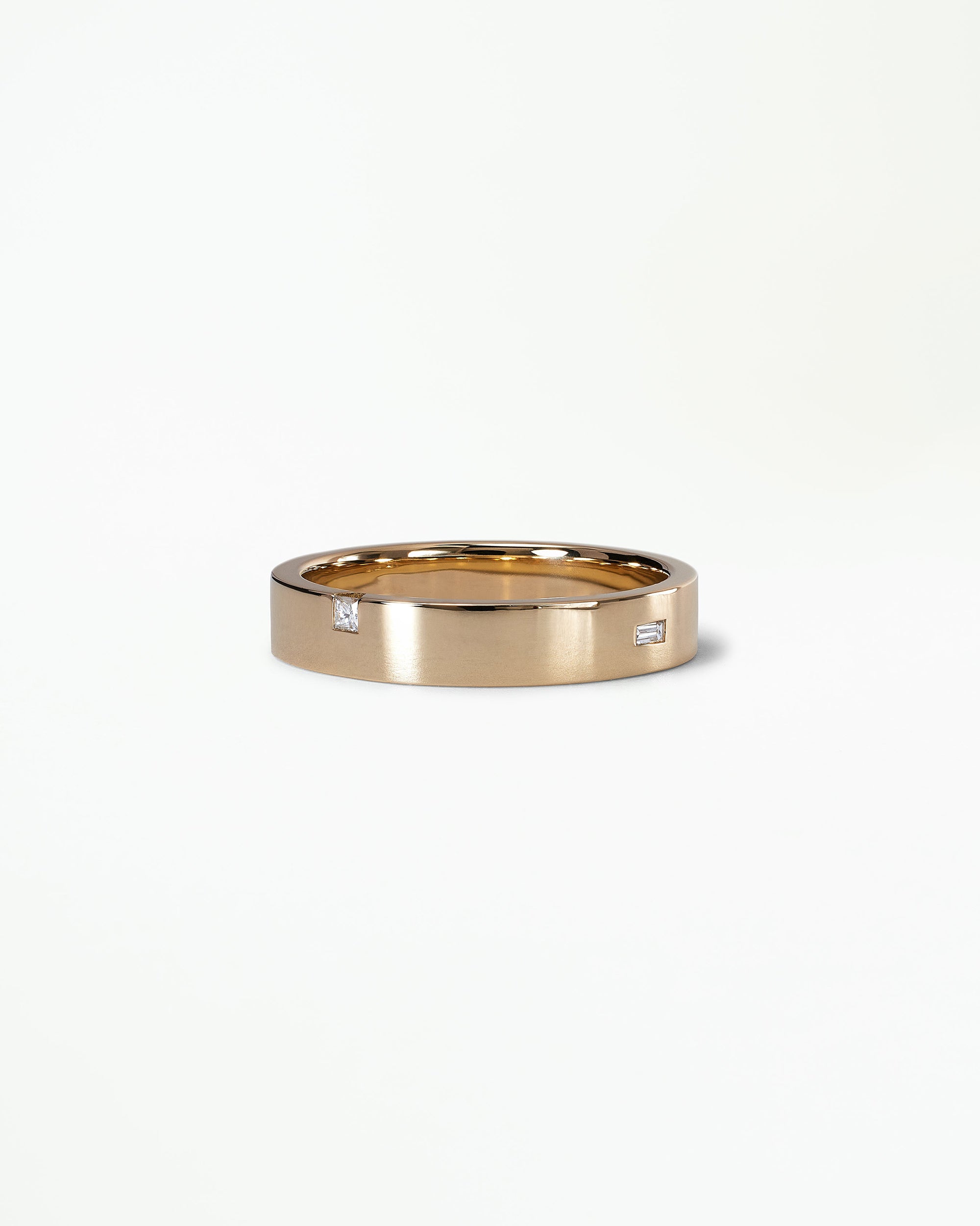 Princess and Baguette Cut Diamond Flicker Band