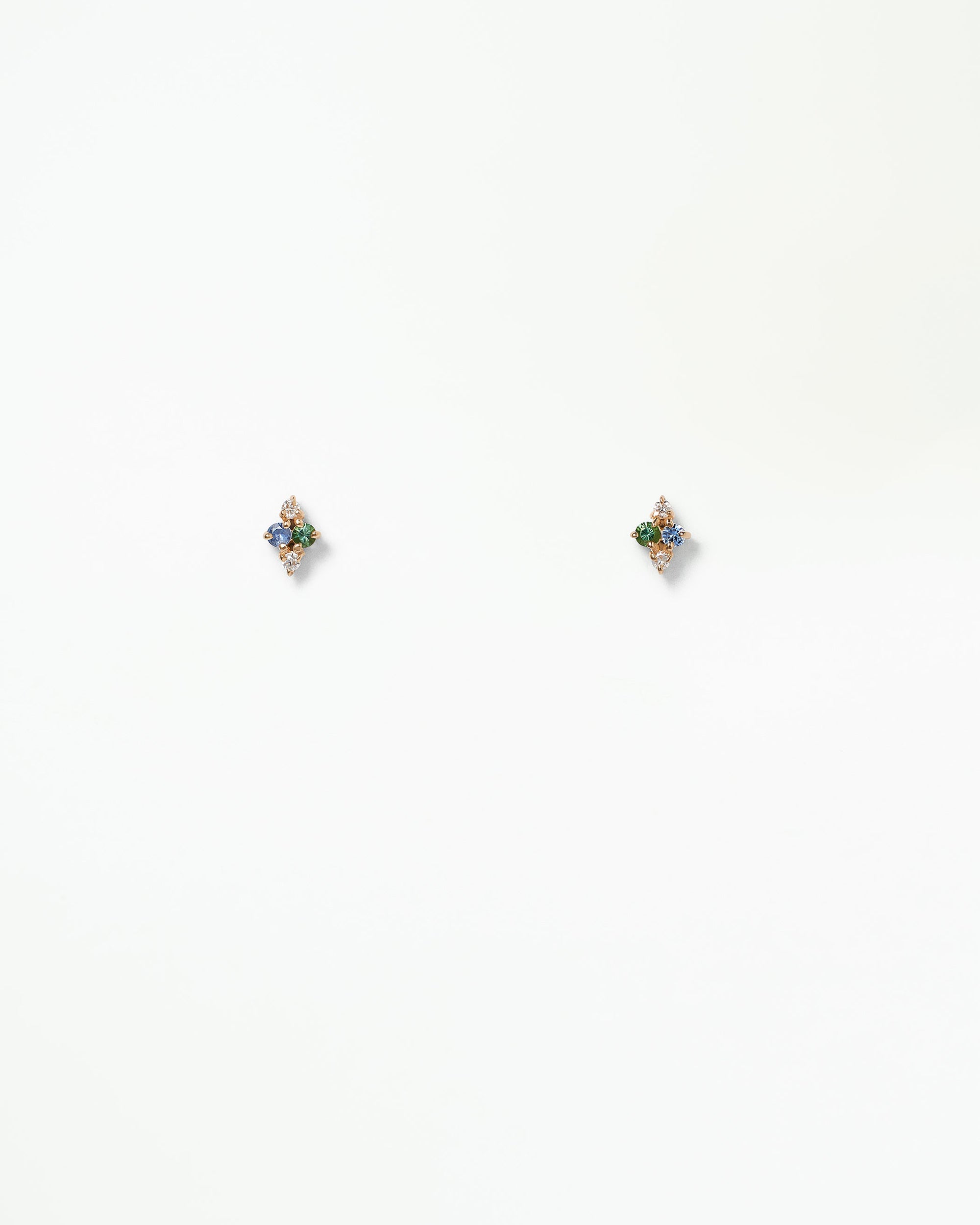 Sapphire and Diamond Covey Earring