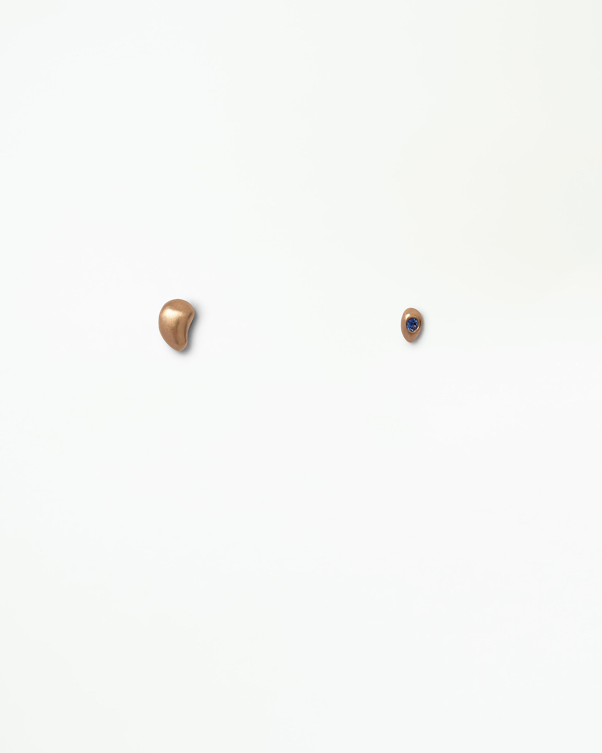 Sapphire Bean Earrings