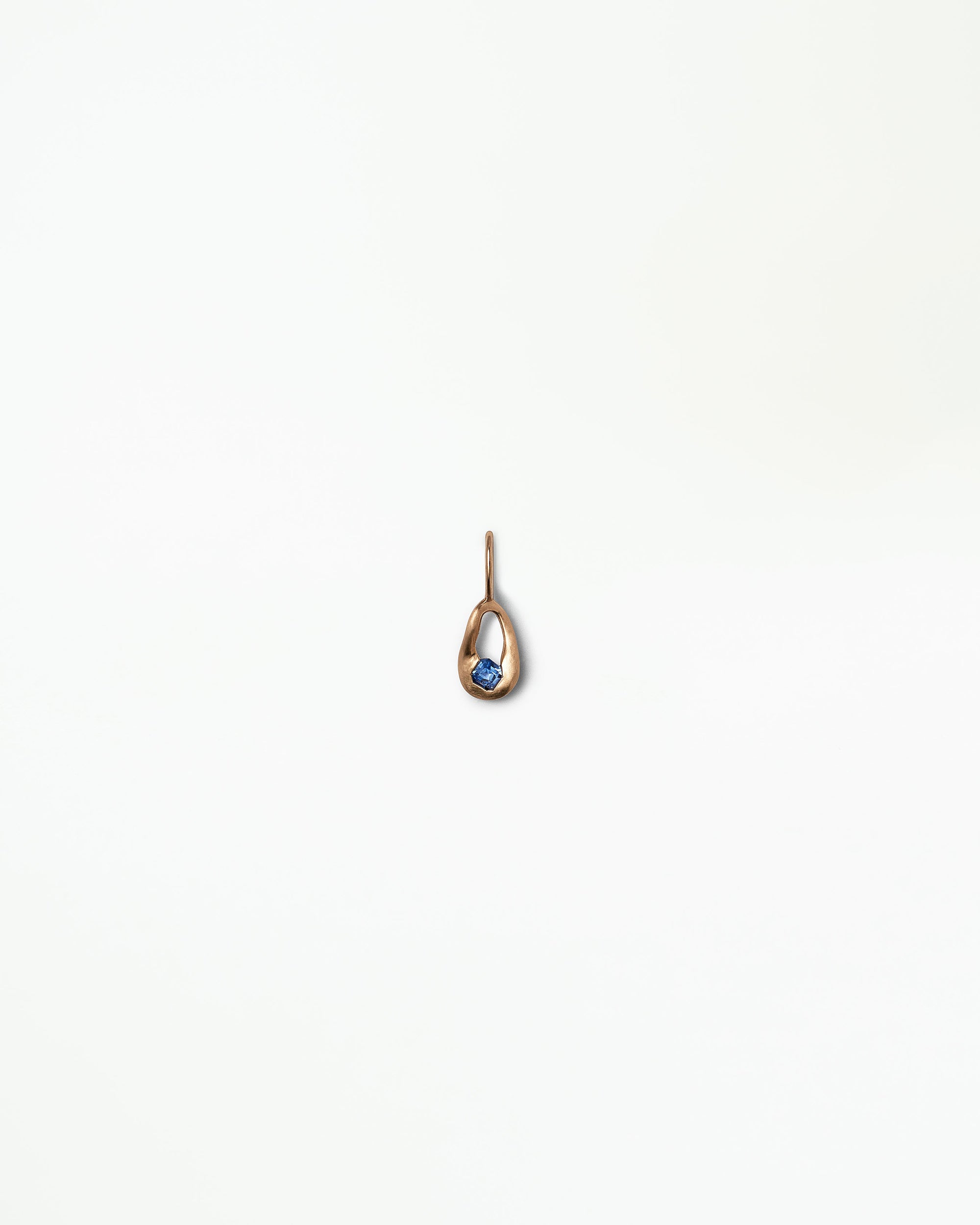 Sapphire Drop Charm