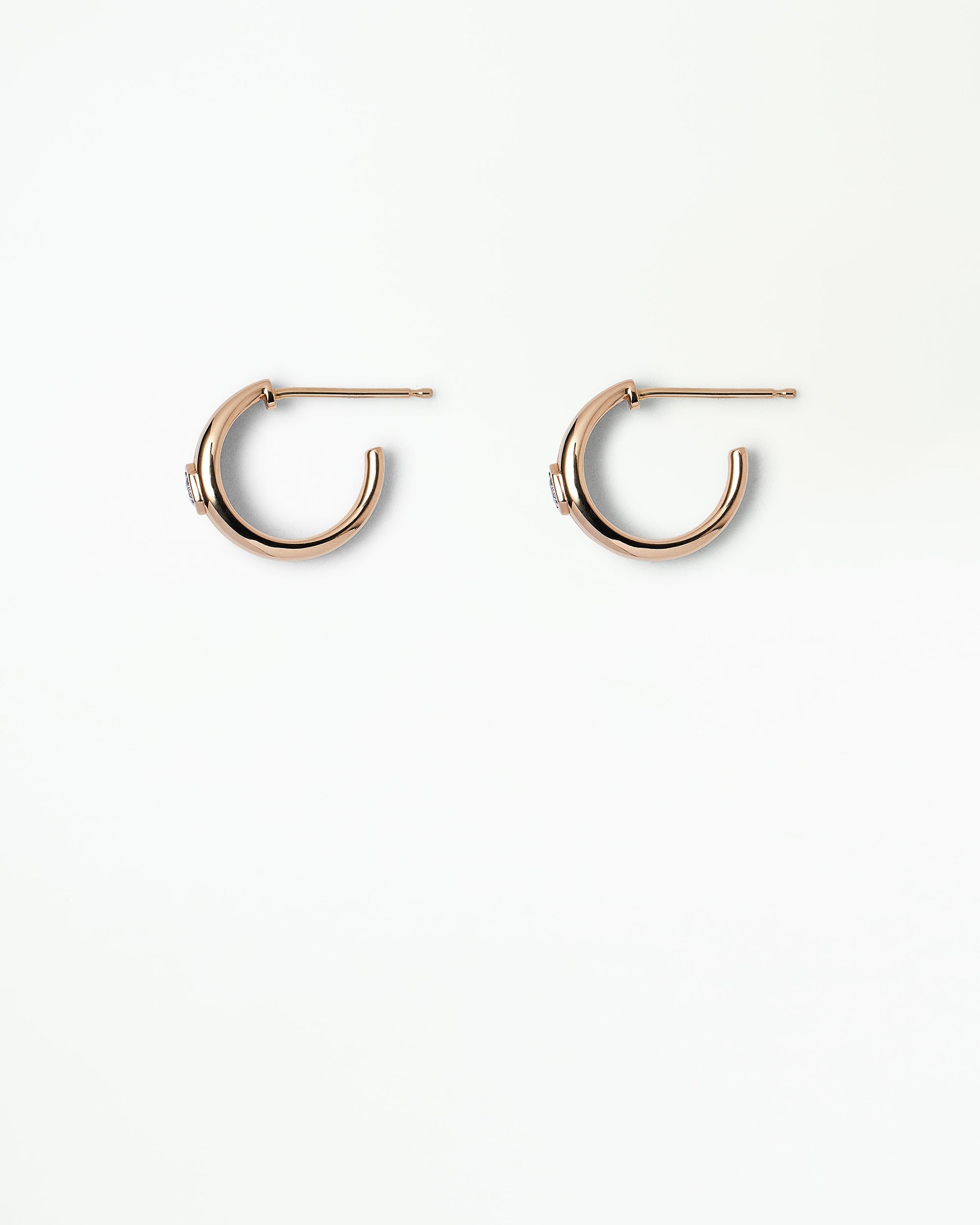 Sapphire Ridge Hoop Earring