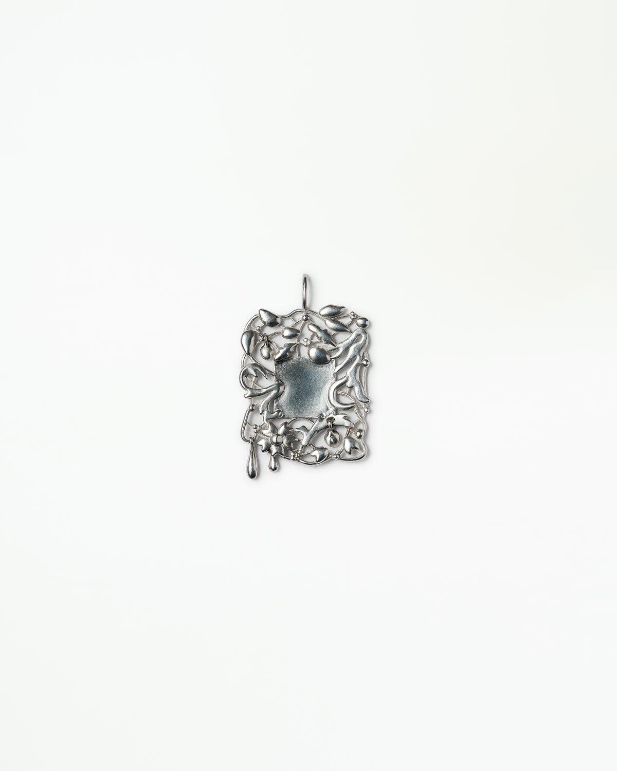 Silver Lace Charm