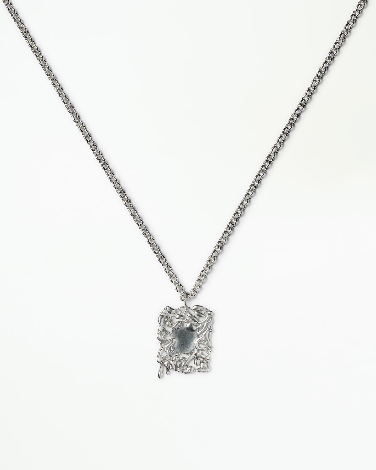 Silver Lace Charm