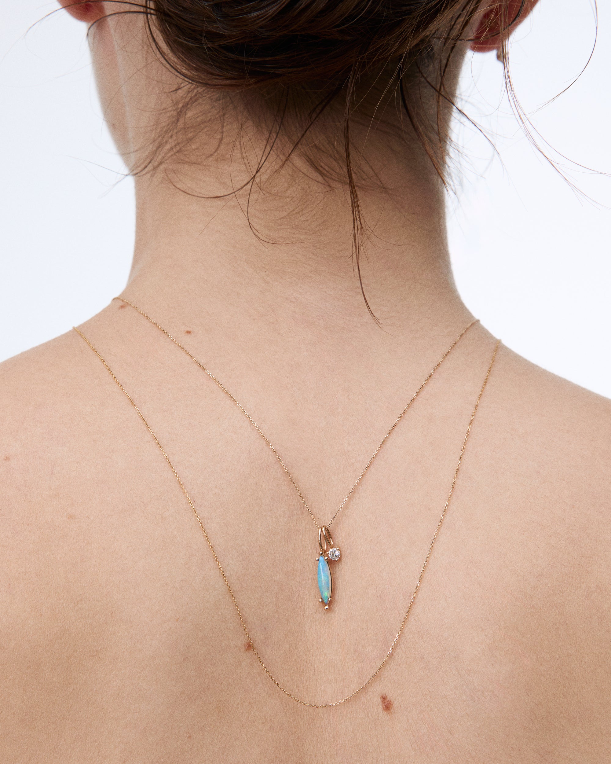 Marquise Opal Pendant