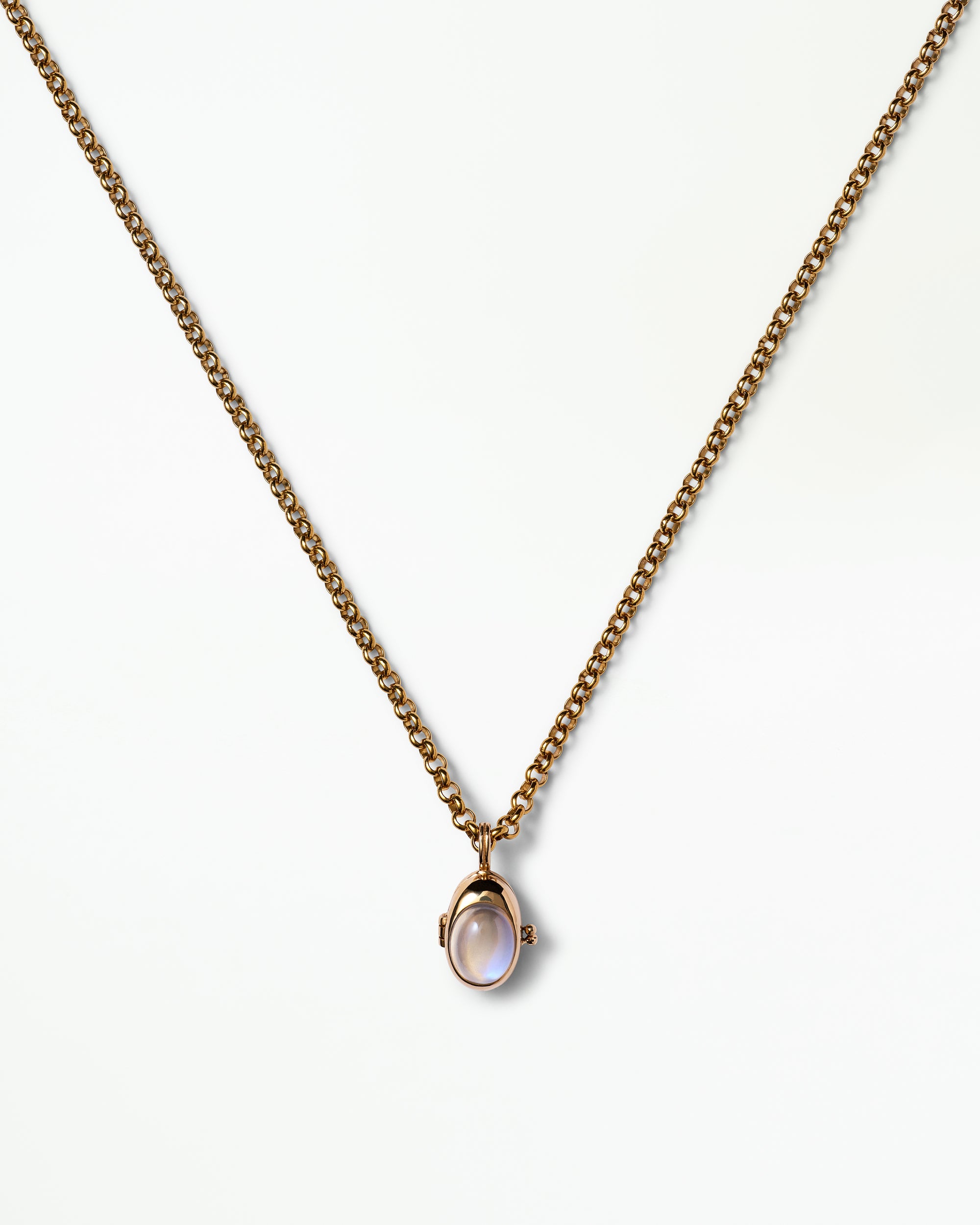 Oval Moonstone Portal Locket