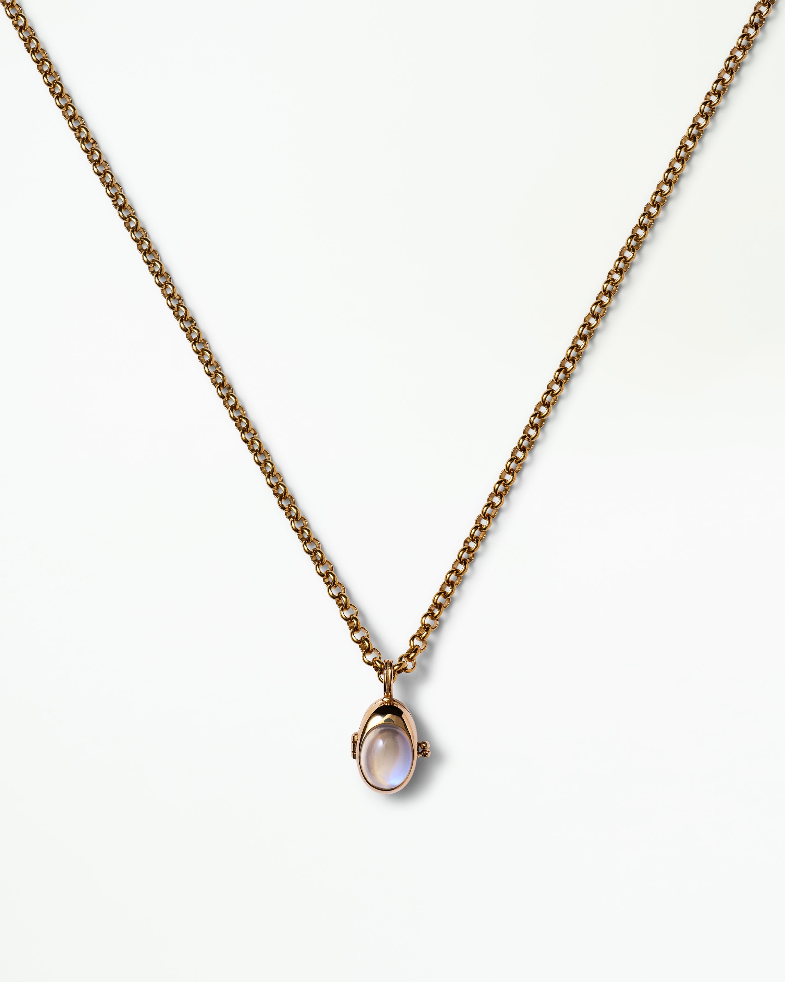Oval Moonstone Portal Locket