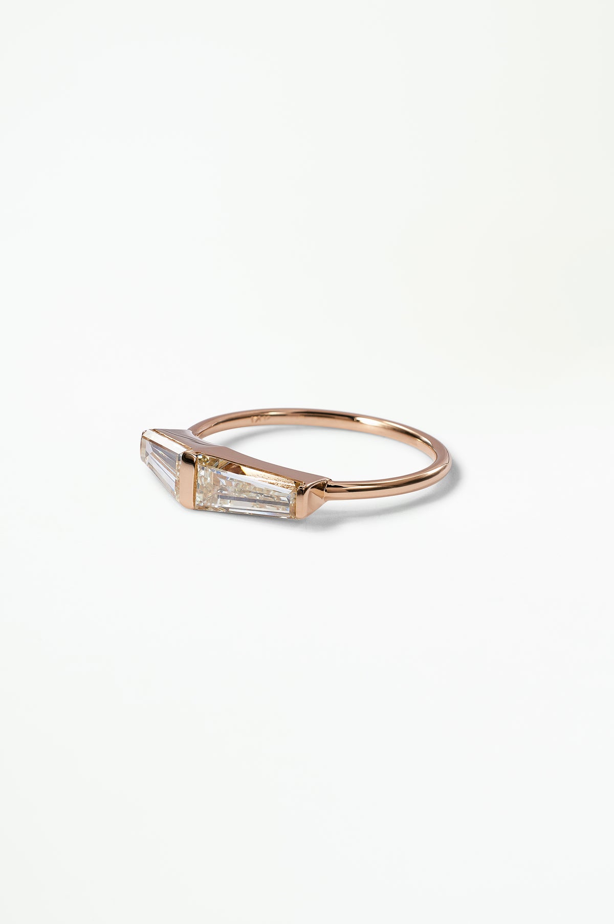 Tapered Baguette Cut Diamond Mosaic Ring No. 41