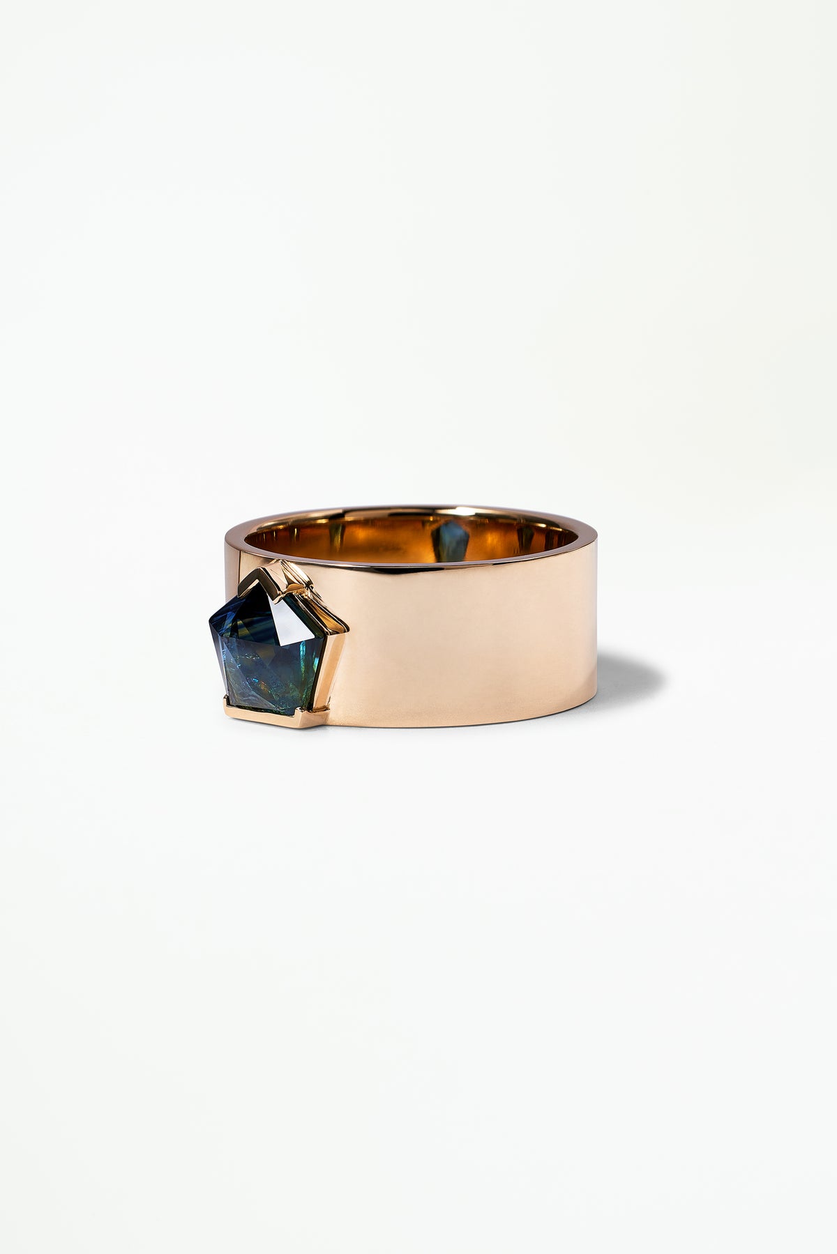 Geo Cut Sapphire Menhir Ring No. 17