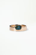 Oval Brilliant Cut Sapphire Monolith Ring No. 4