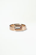 Emerald Cut Tourmaline Monolith Ring No. 1