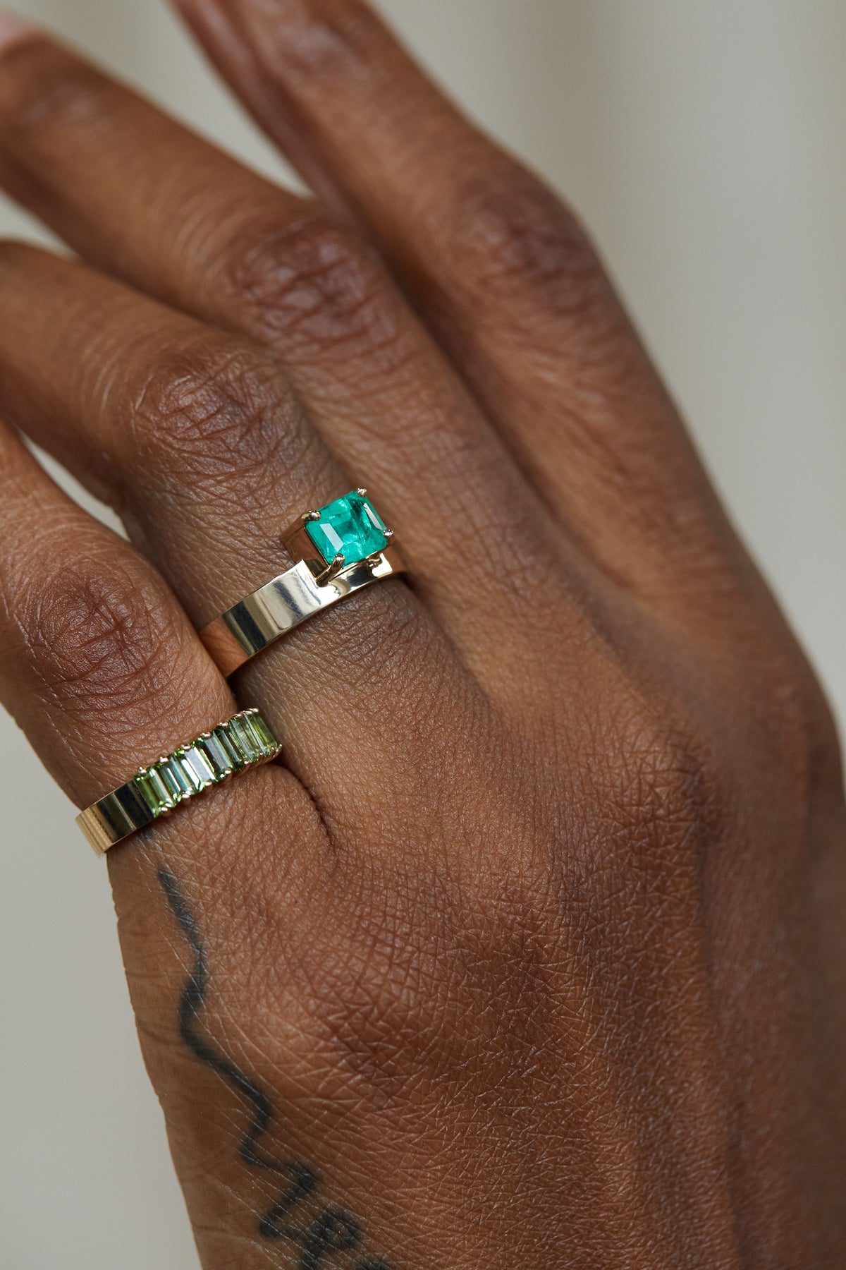 Emerald Monolith Ring No. 2