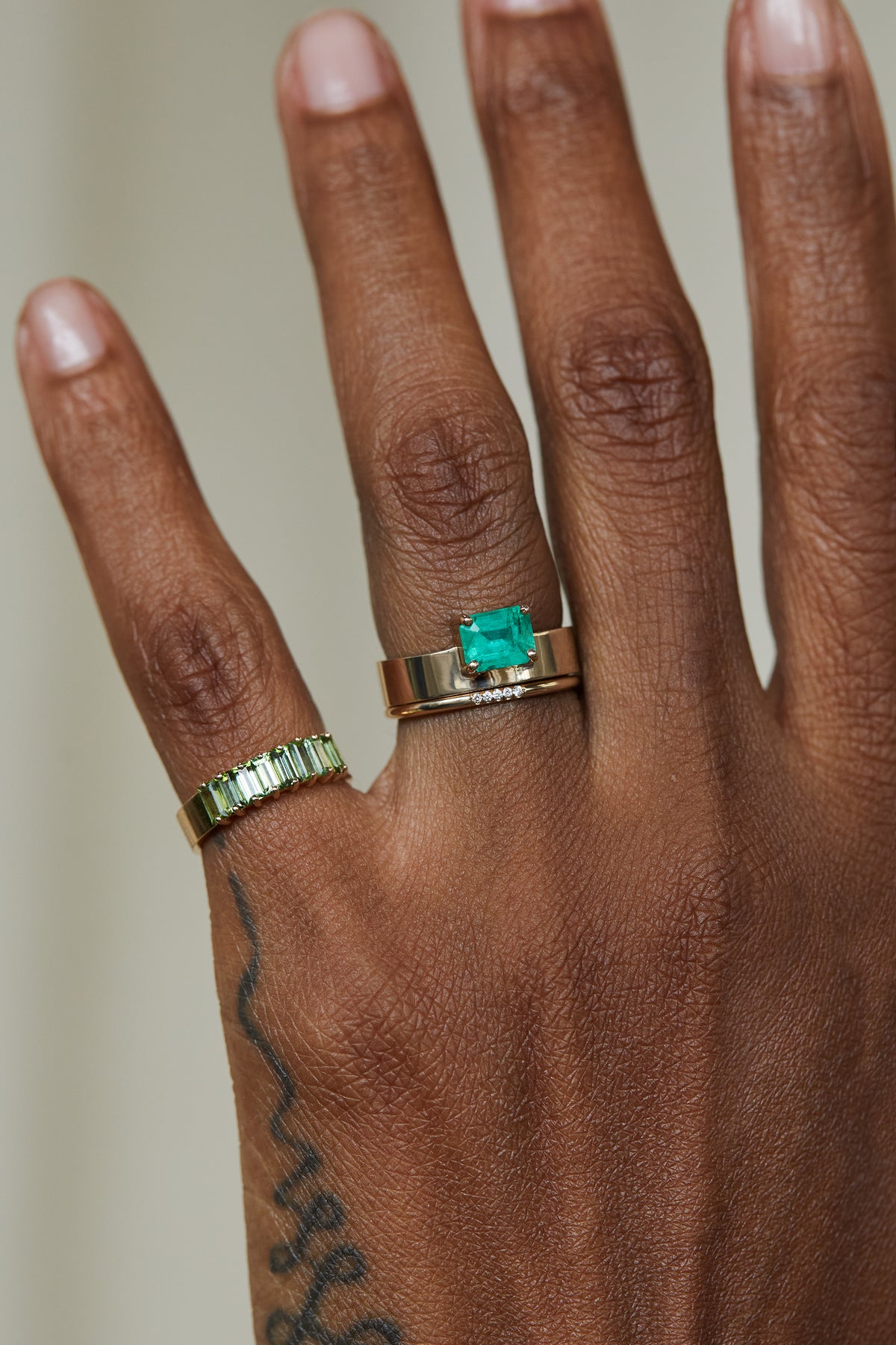 Emerald Monolith Ring No. 2