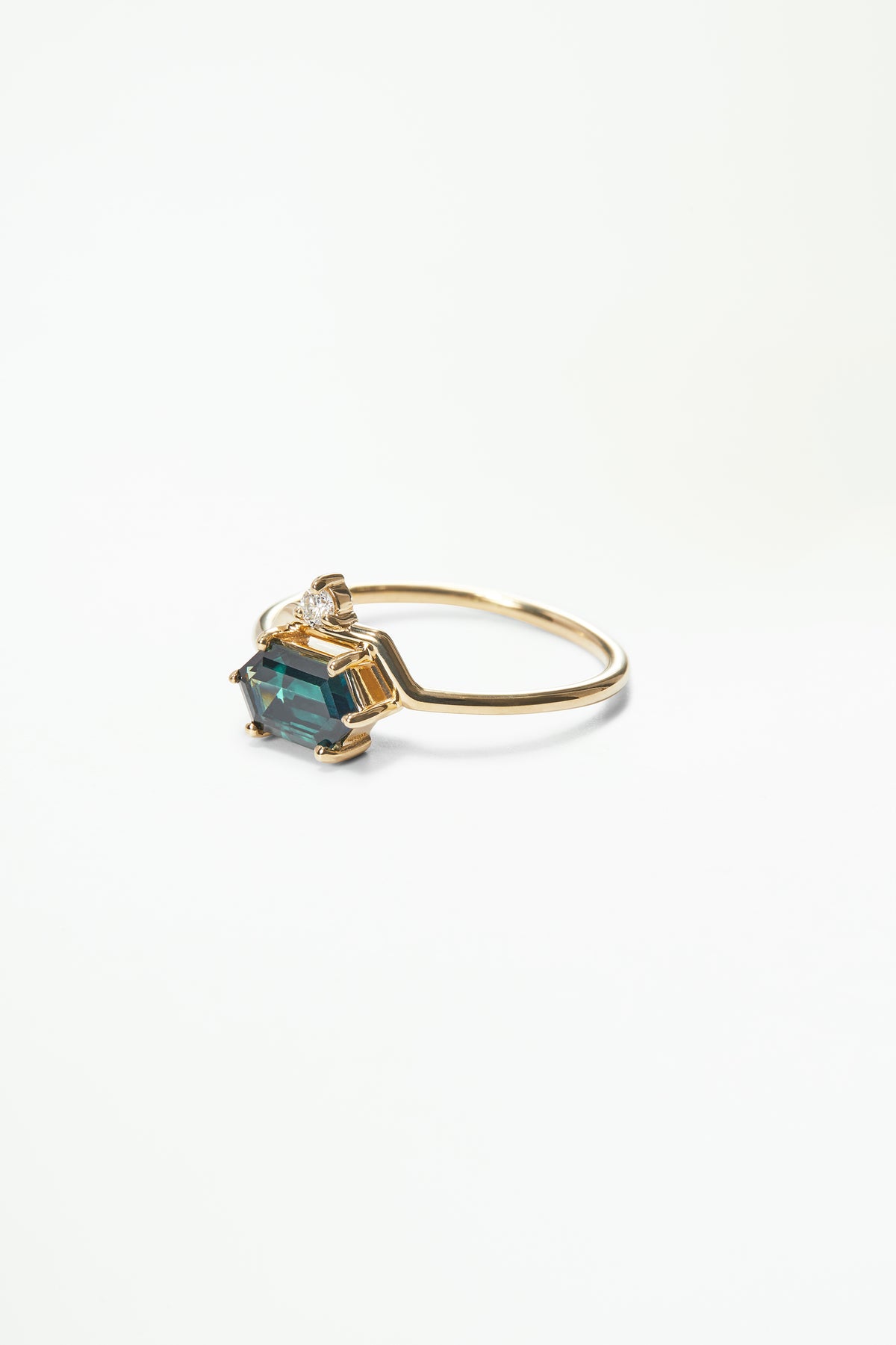 Nestled Hexagon Ring