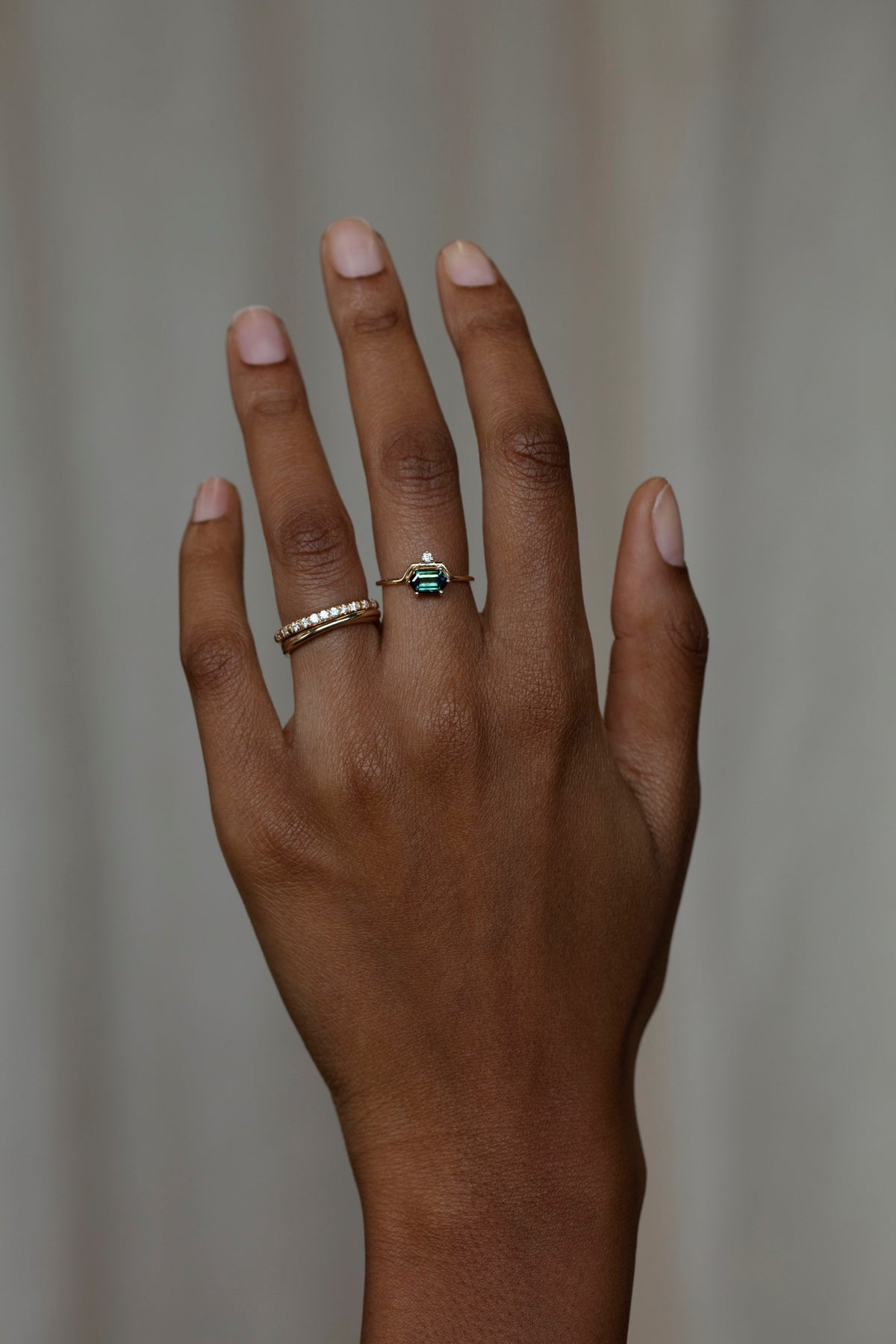 Nestled Hexagon Ring